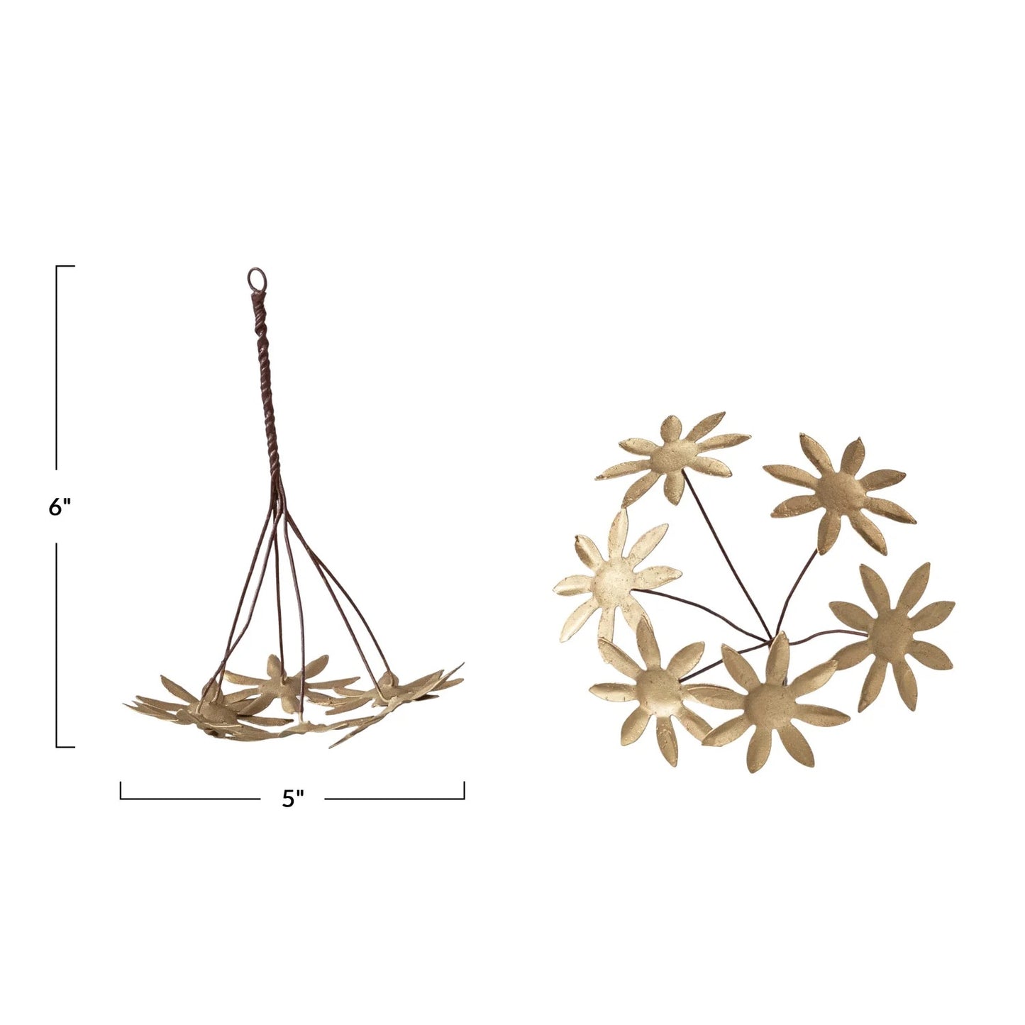 Metal Vintage Flower Bunch