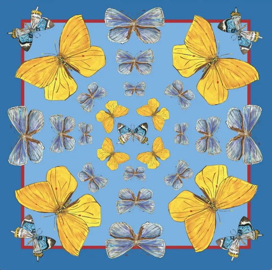 Butterfly Silk Scarf