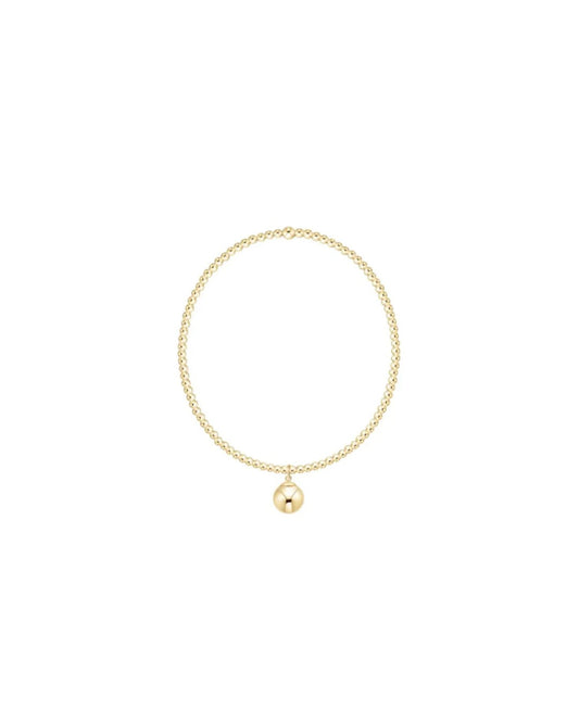 Enewton Classic Gold 3mm Bracelet - Classic Gold 10mm Charm