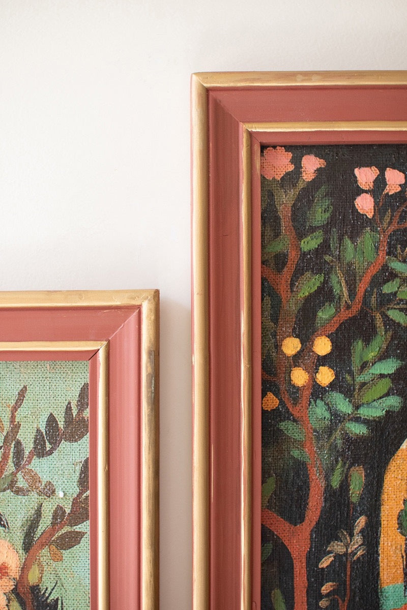 Framed Vases Painting Set