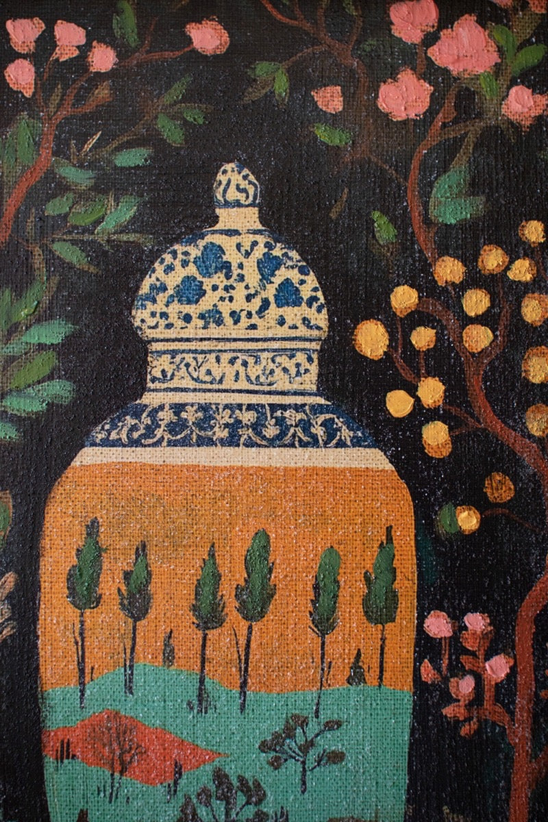 Framed Vases Painting Set