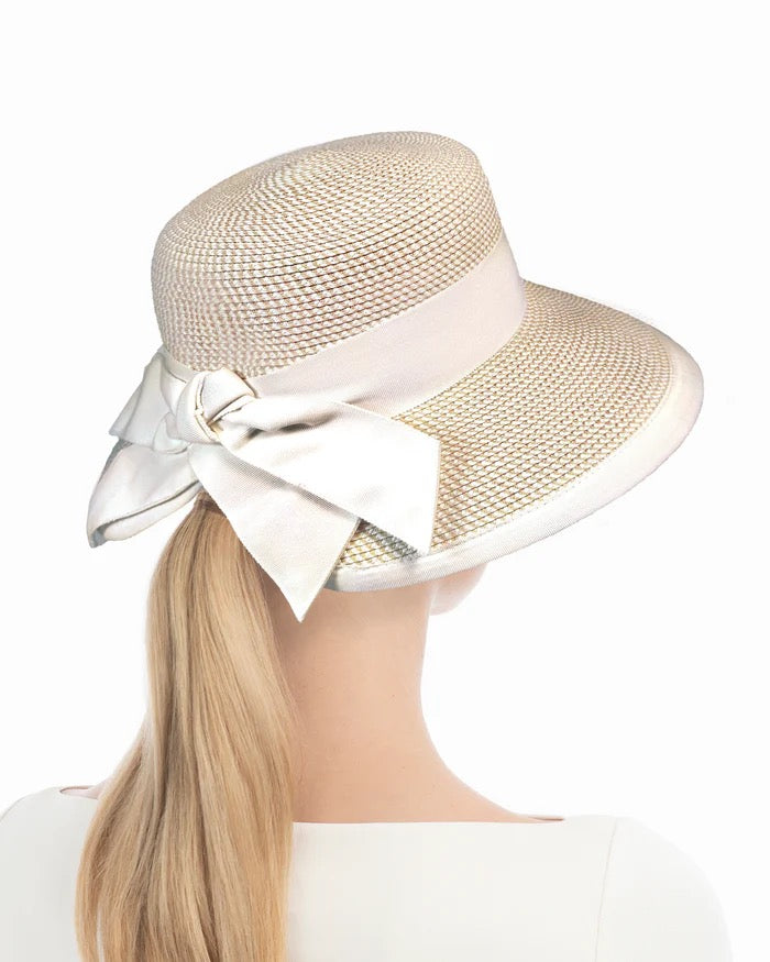 Diva Sun Hat-EJ Natural/Black