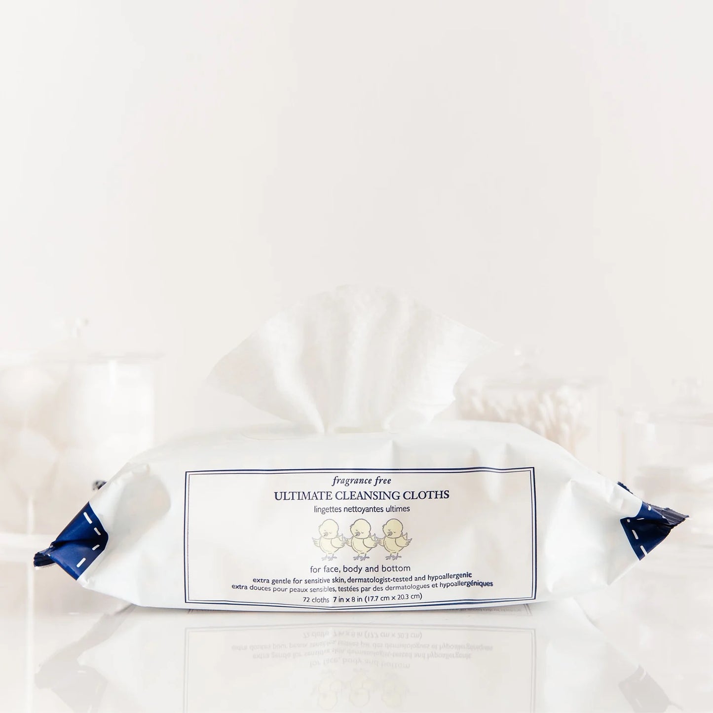 Fragrance Free Ultimate Cleansing Cloths (72 Count)-Noodle & Boo