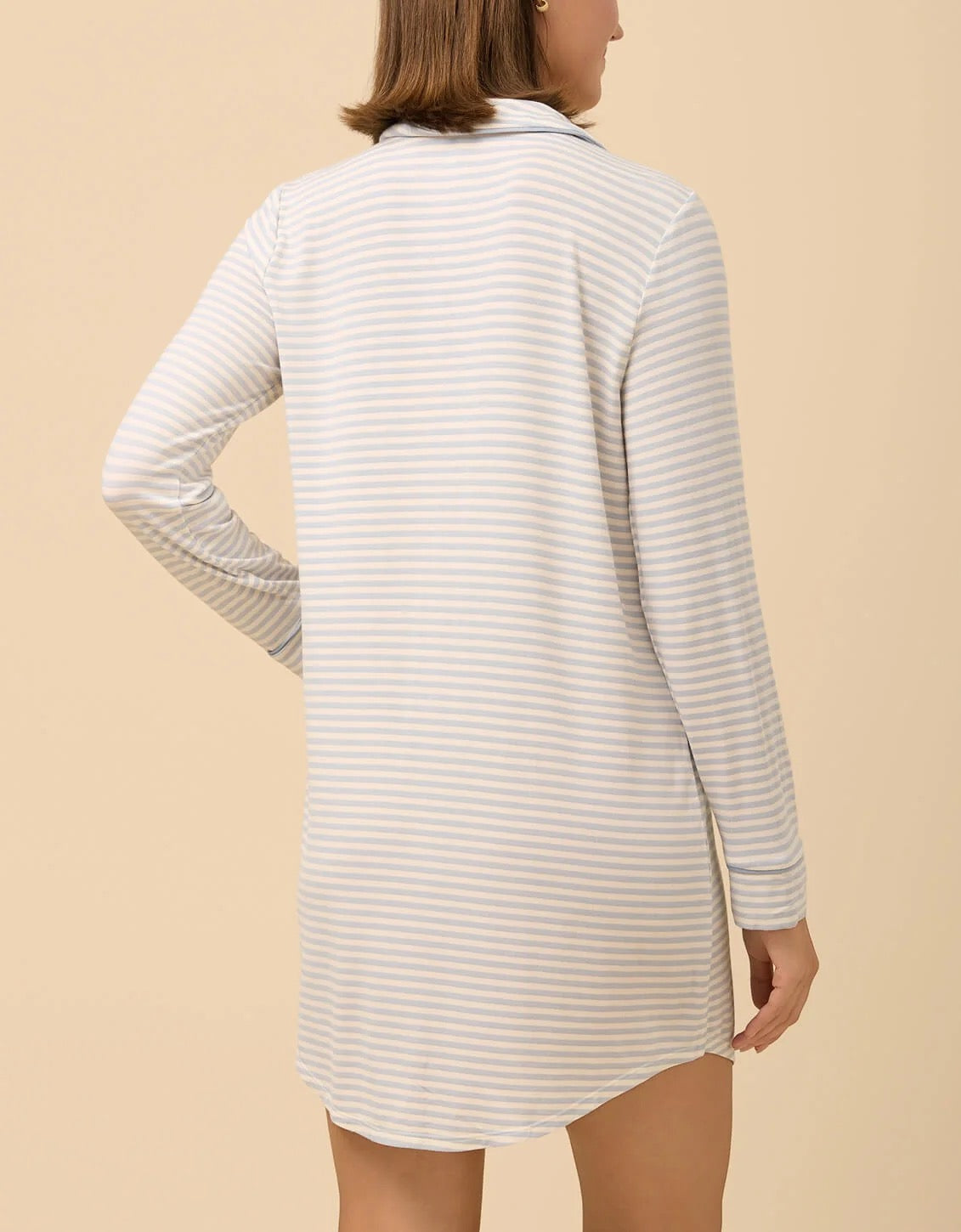 Pajama Sleep Shirt in Shoreline Stripe