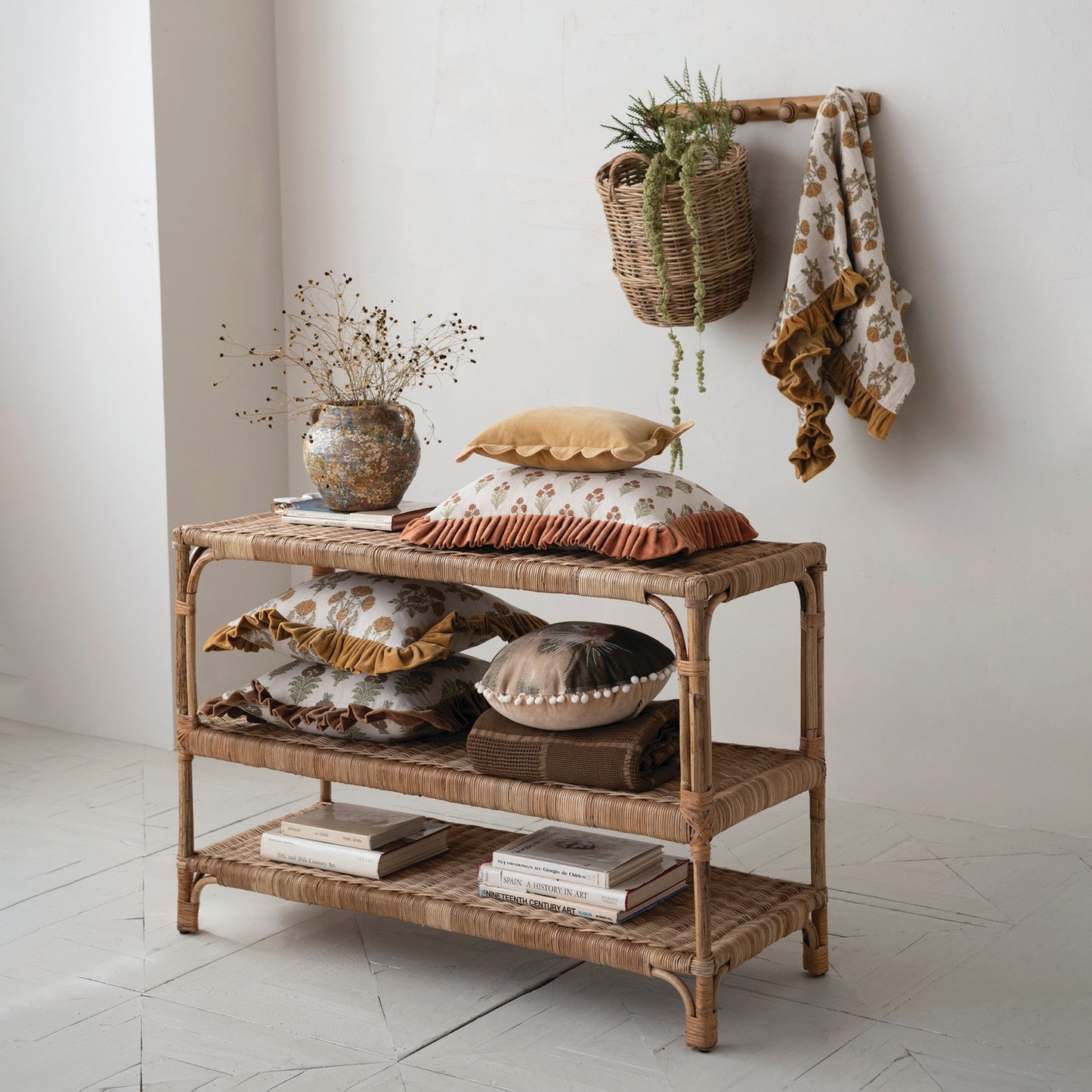 Rattan Console Table