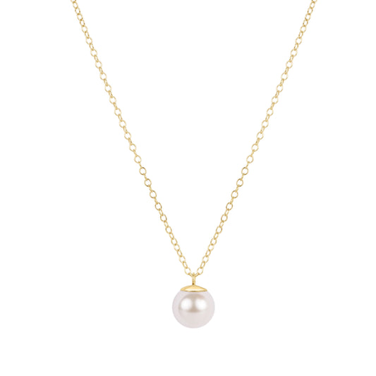 Enewton 16" necklace gold - classic pearl 8mm charm