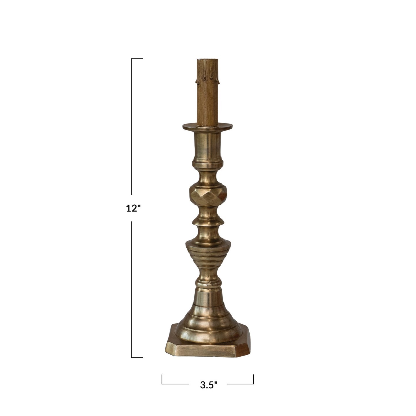 Candlestick Lamp with Inline Switch