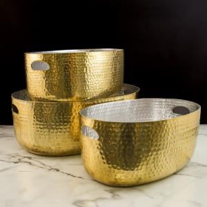 Gold Aluminum Beverage Tubs (3 Sizes)