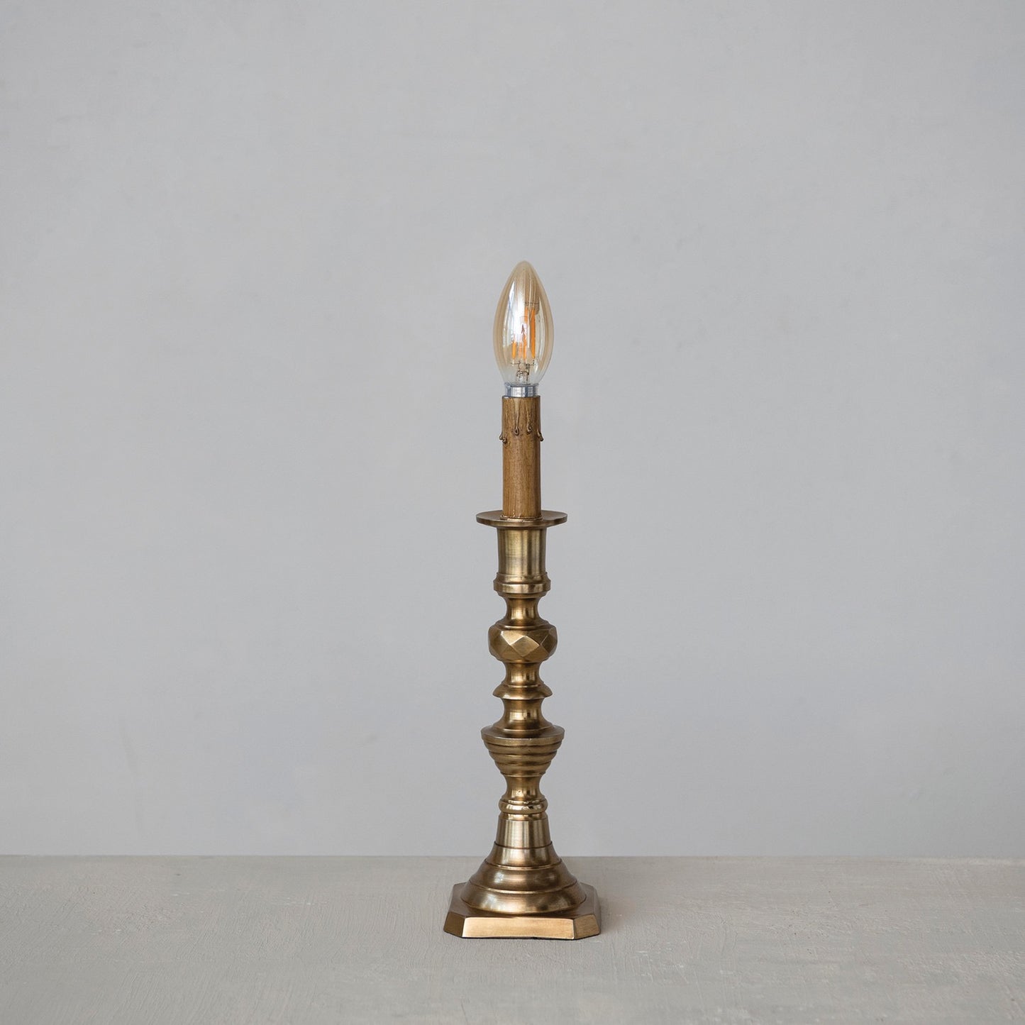 Candlestick Lamp with Inline Switch