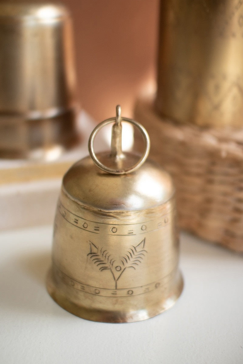 Brass Finish Bells Set of 3