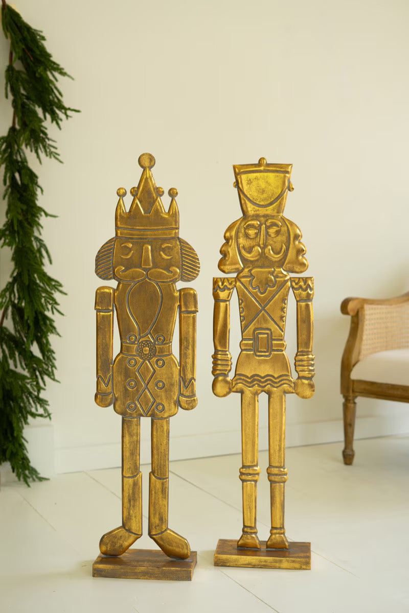 Antique Gold Nutcracker Set