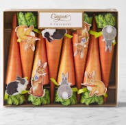 Bunnies & Carrots Party Crackers-Caspari