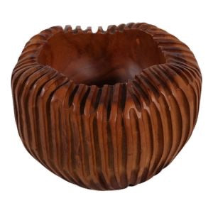 Yalan Carved Wood Bowl
