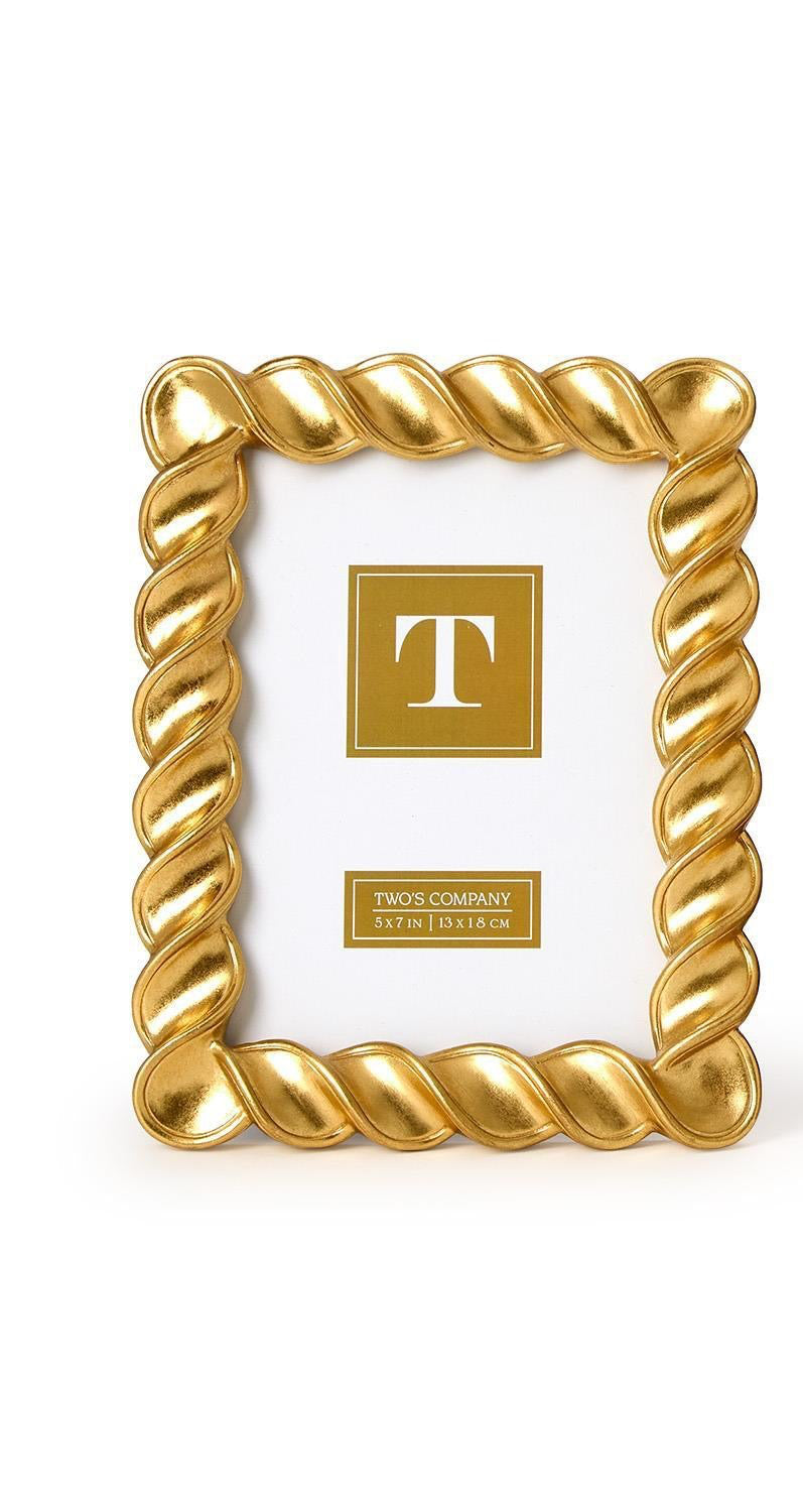 Twist Gold Leaf Frame (2 Sizes)