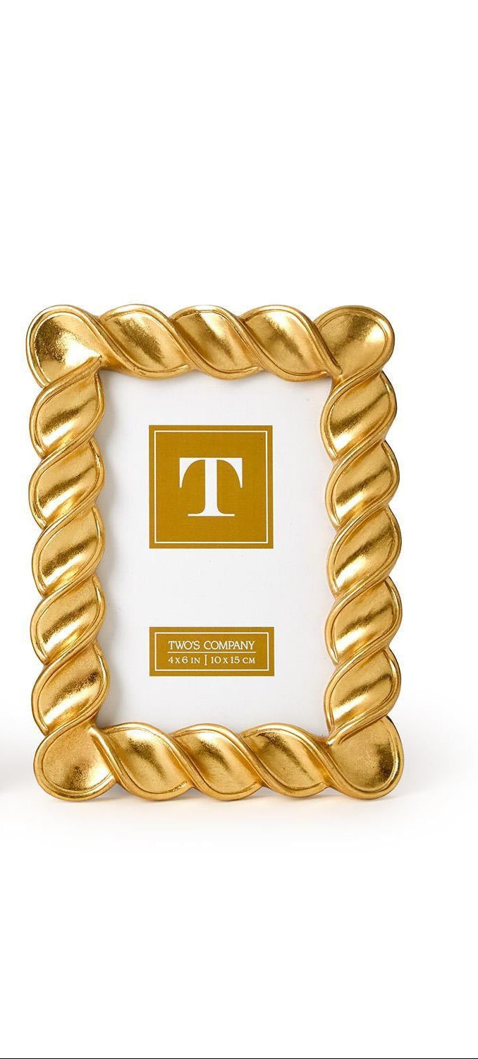 Twist Gold Leaf Frame (2 Sizes)