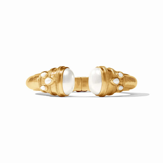 Gold Cannes Cuff-Pearl