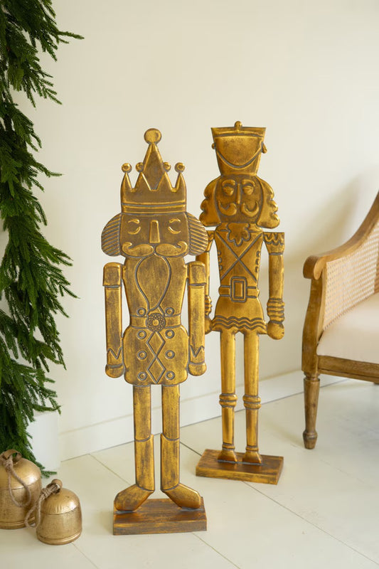 Antique Gold Nutcracker Set