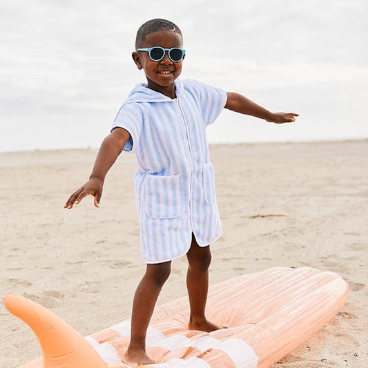 Weezie Kids' Cover Up-Light Blue Stripe