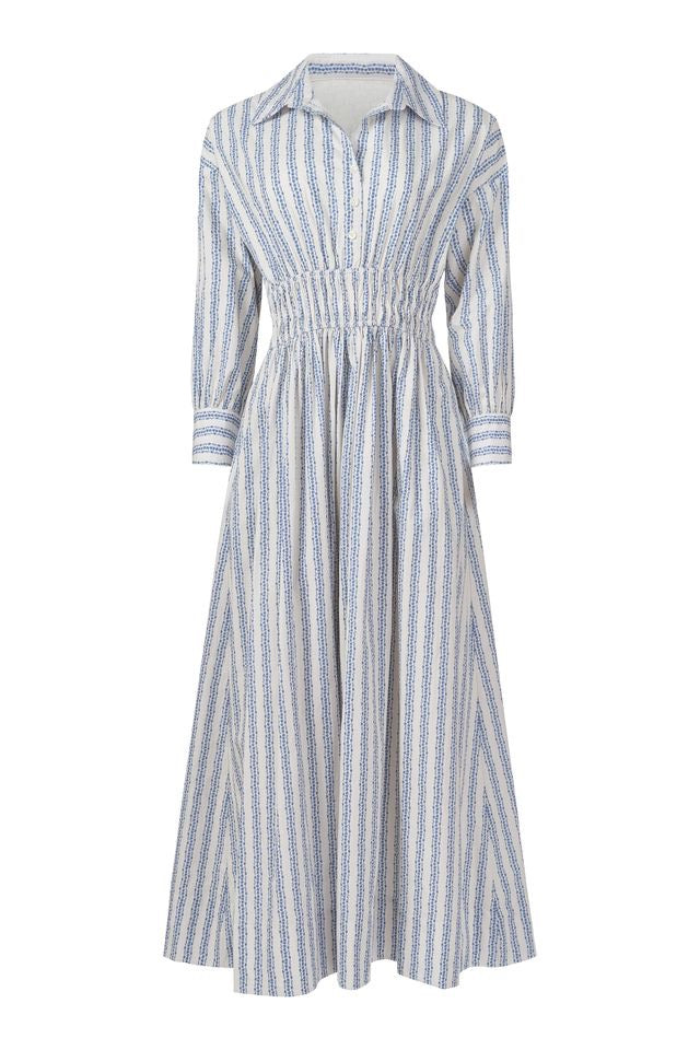 Sable Dress in Floral Stripe