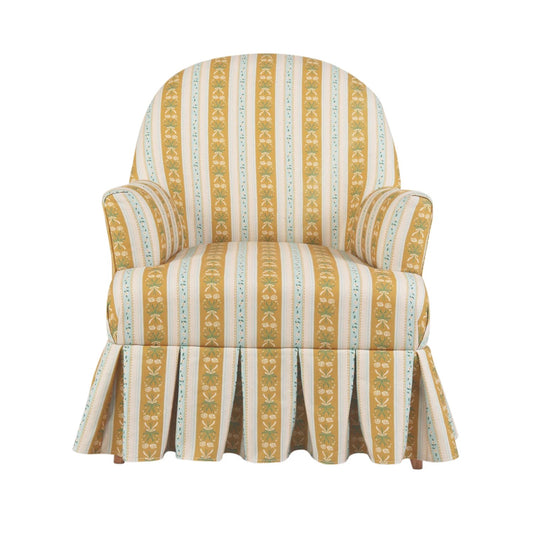 Upholstered Skirted Chair