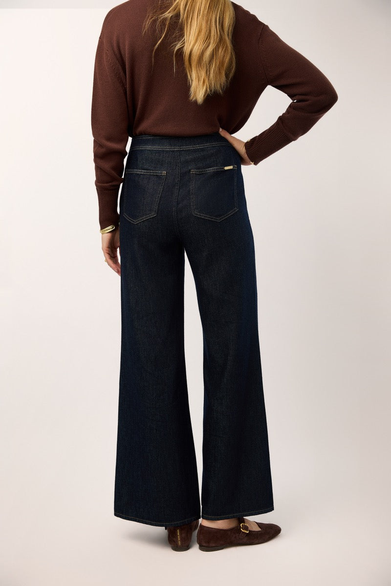 Cadence Denim Trouser in Midnight Marina