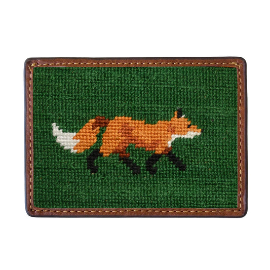 Smathers & Branson Fox Card Wallet (Dark Forest)