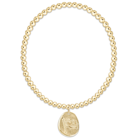 Enewton Classic Gold 3mm Bracelet - Inspire America gold disc
