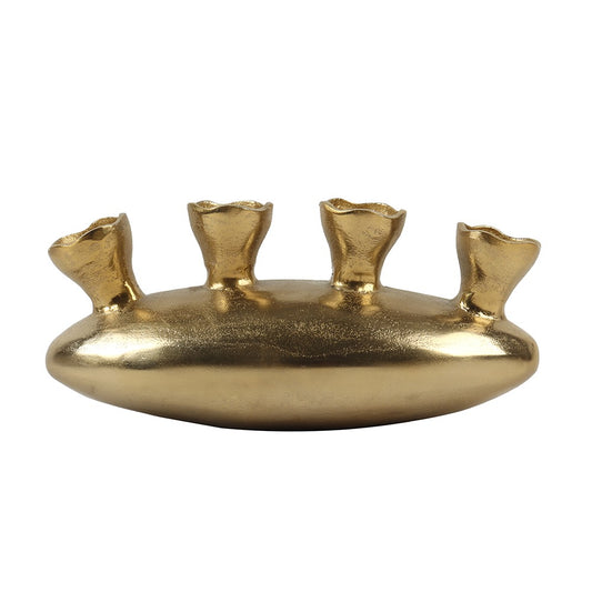 Gold Multi-Stem Vase