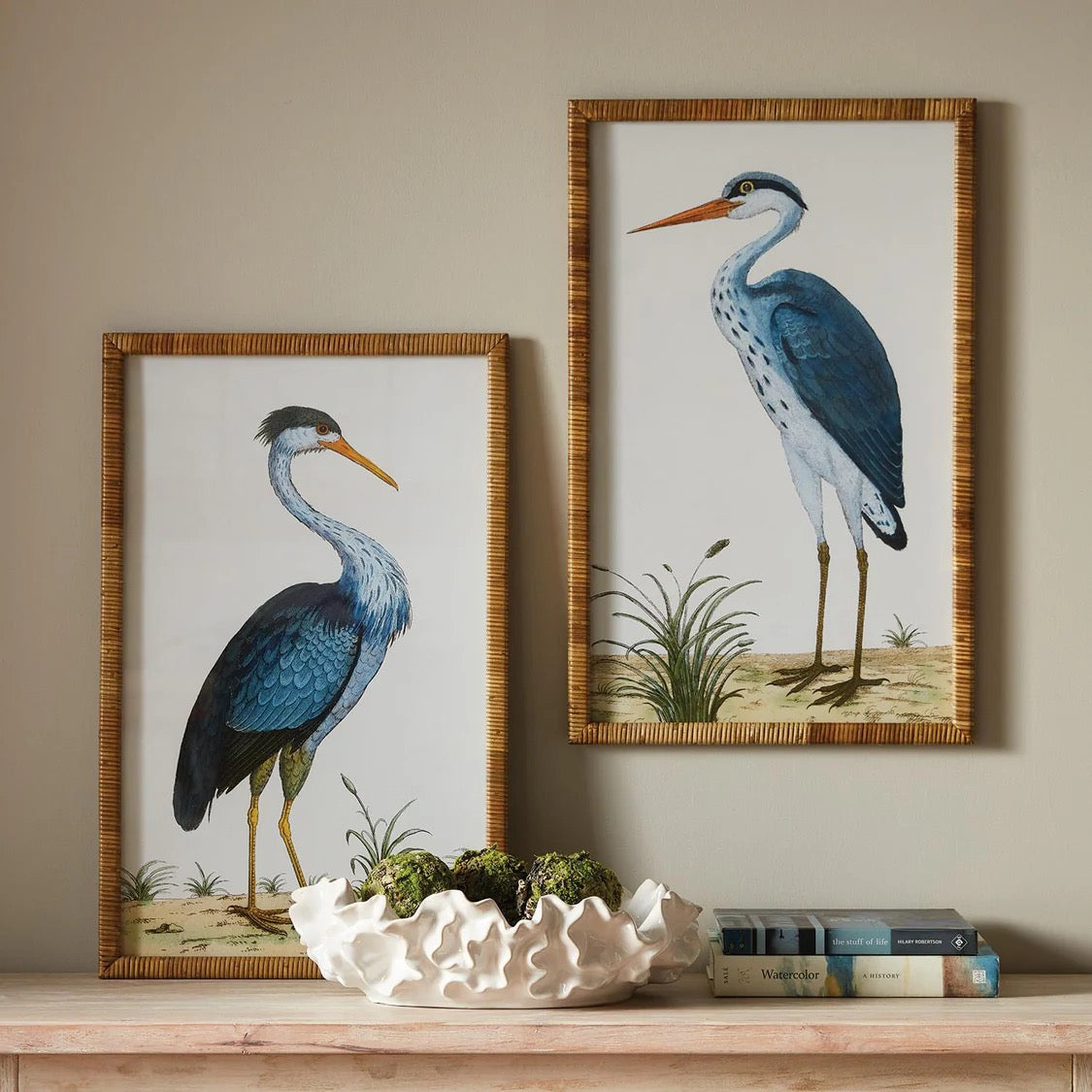 Handsome Heron Print Set