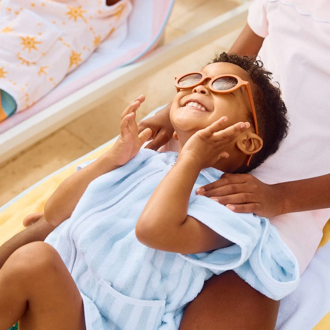 Weezie Kids' Cover Up-Light Blue Stripe