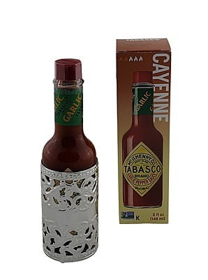 Silver Tabasco Sauce Holder 5fl oz