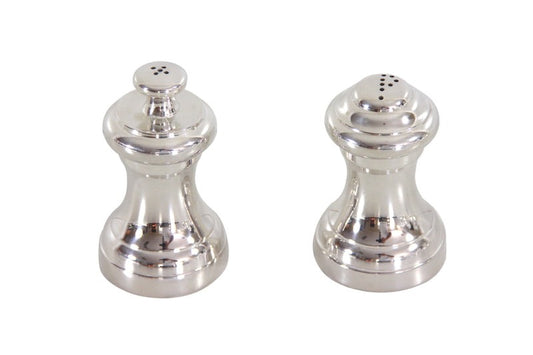Salt & Pepper Set on Plain Silver Plate
