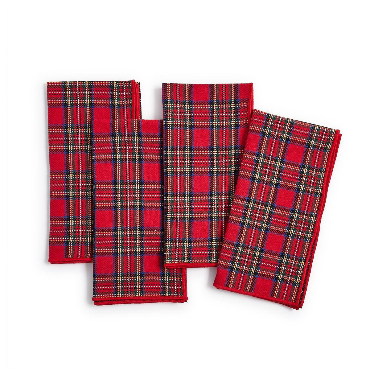 Tartan Traditions Set of 4 Cloth Napkins - Cotton