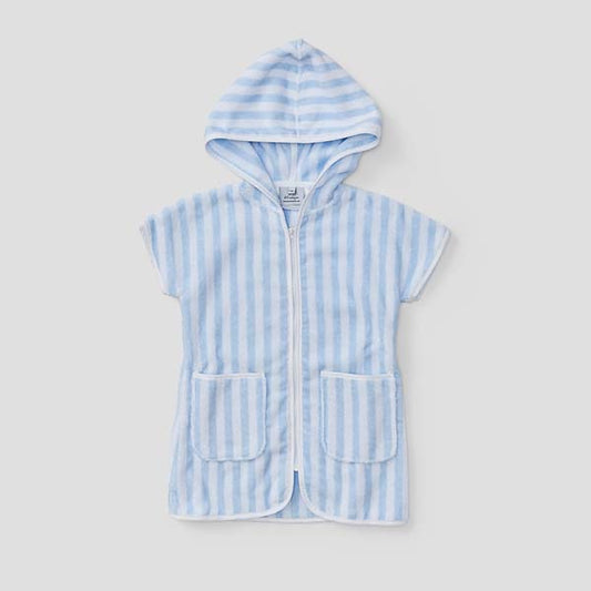Weezie Kids' Cover Up-Light Blue Stripe