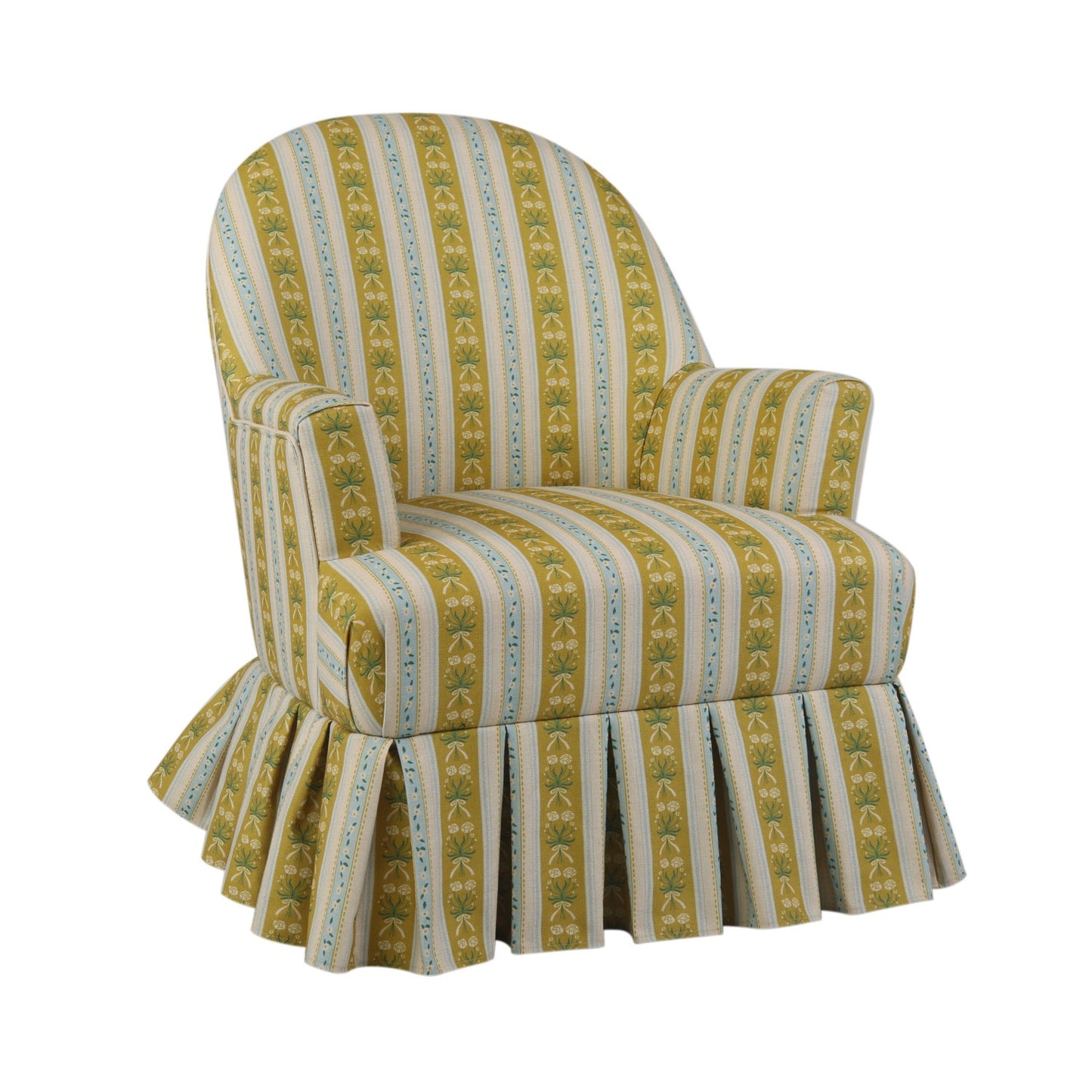 Upholstered Skirted Chair