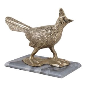 Gold Bird on Natural Stone
