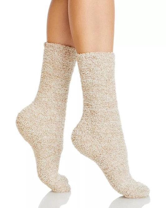 Barefoot Dreams Socks in Stone-White