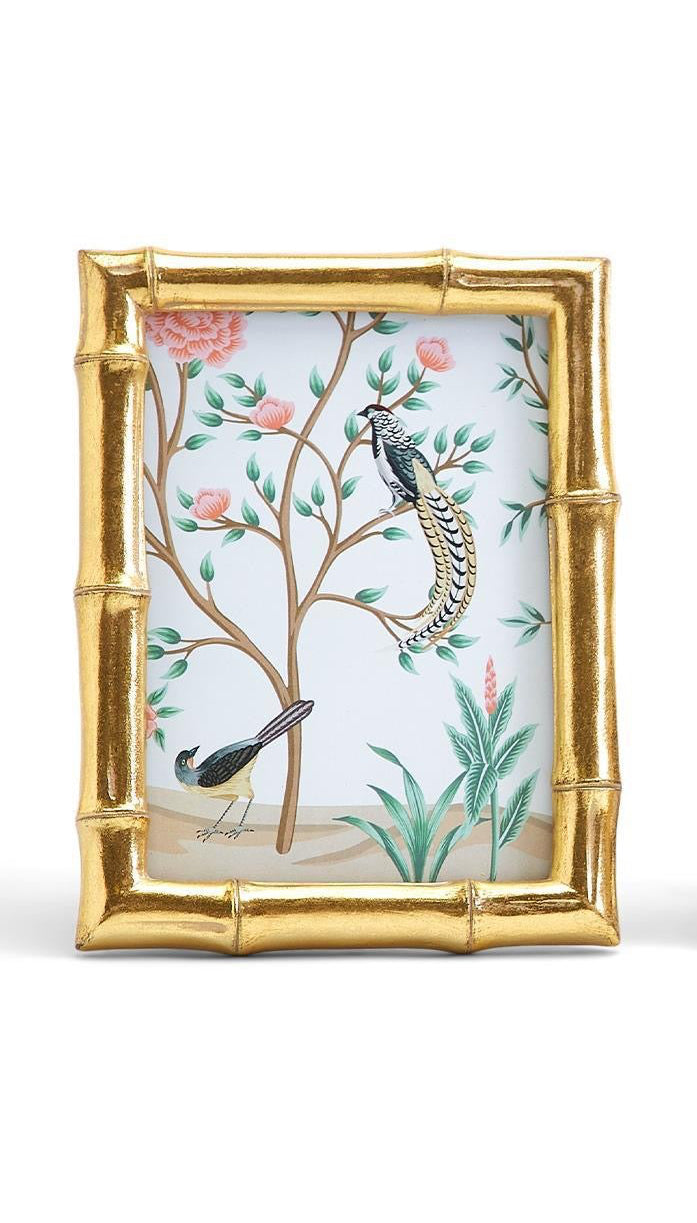 Gold Bamboo Picture Frame