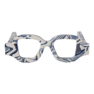 BELDENMOOR GLASSES BLUE DECOR 3 (IN)