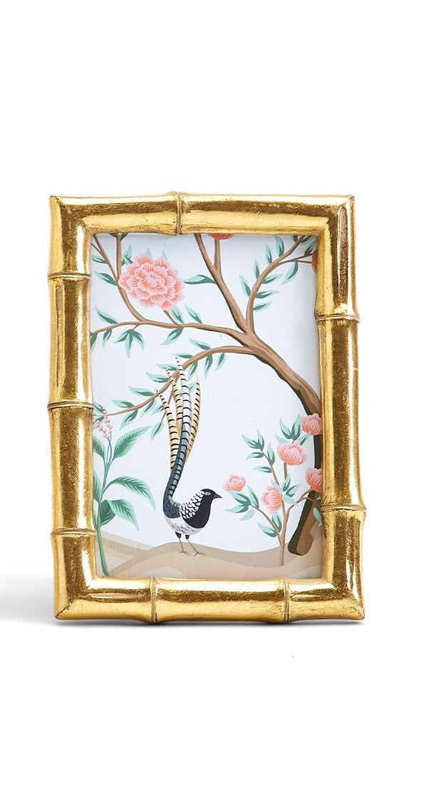 Gold Bamboo Picture Frame