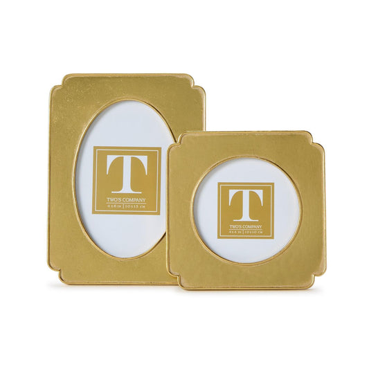 Gold Leaf Filled Photo Frame (2 Sizes)