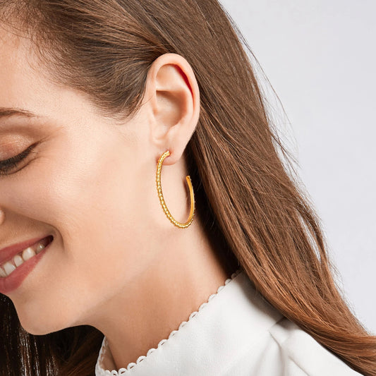 Julie Vos Colette Hoop Earrings