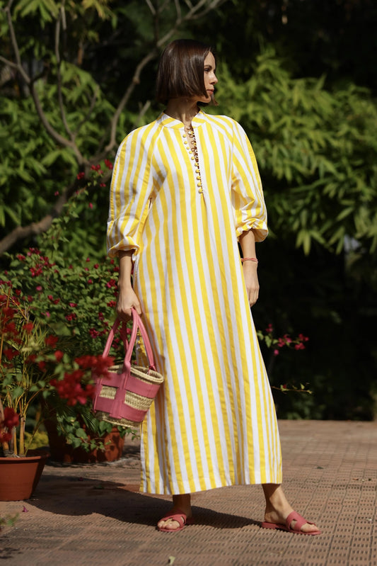 Positano Kaftan in Marigold