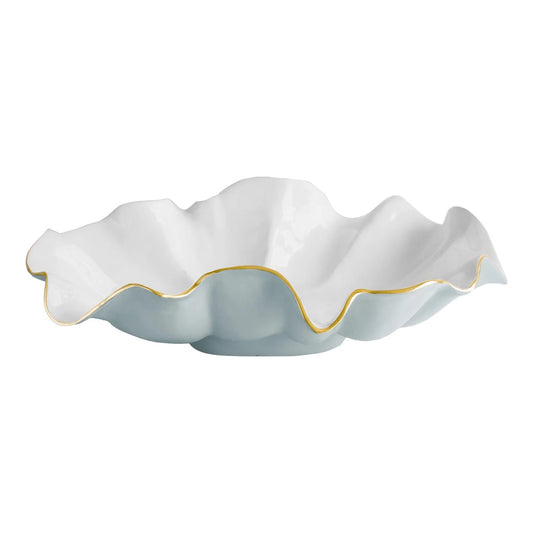 ENCANTO Aries Extra Large Bowl Slate and White
