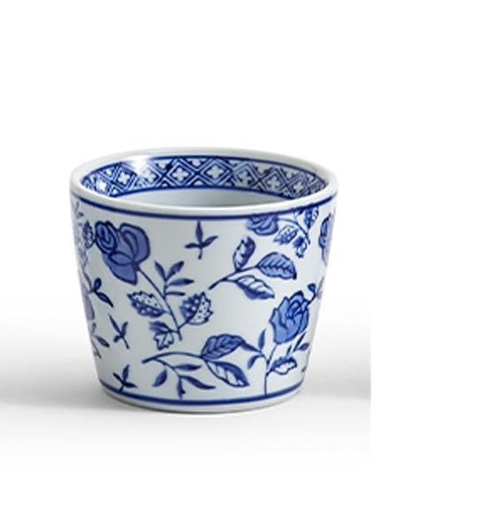 Canton Blue & White Cachepot (6 Designs)