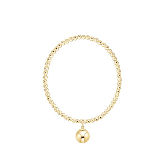 Enewton Extends Classic Gold 3mm Bracelet - Classic Gold 10mm Charm
