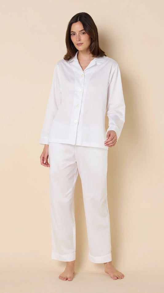 Classic Luxe Pima Pajama White