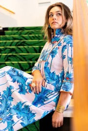 Blue Regency Deb Long Dress
