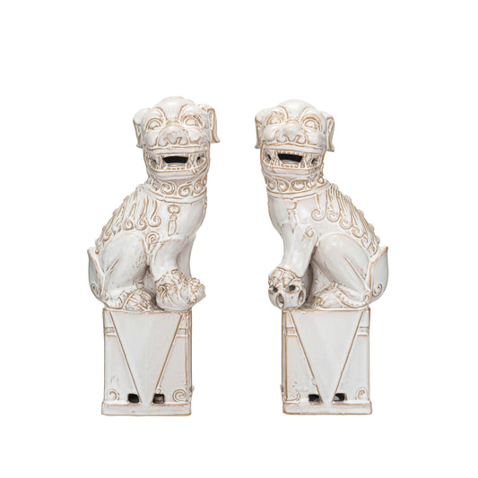 Foo Dog Pair - Vintage Reproduction