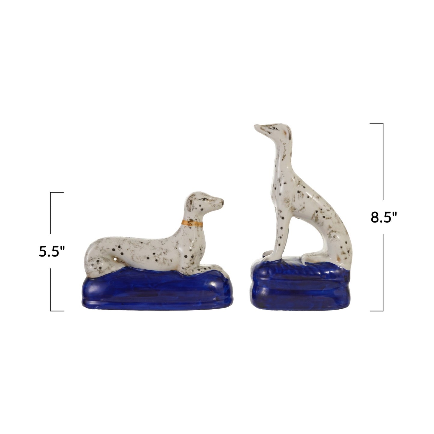 Hand-Painted Vintage Reproduction Dog, 2 Styles